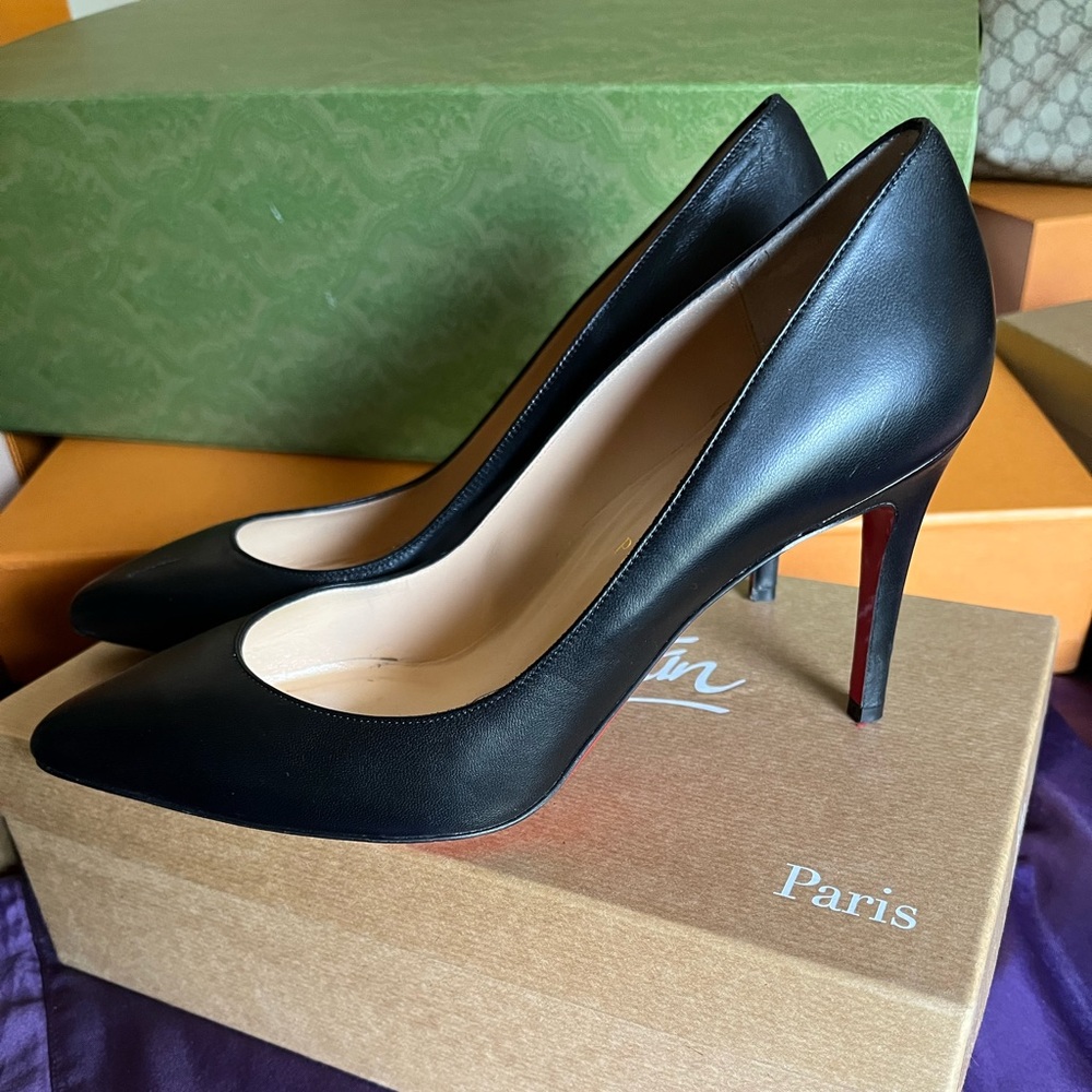 Christian Louboutin Pigalle Nappa 85 Shiny